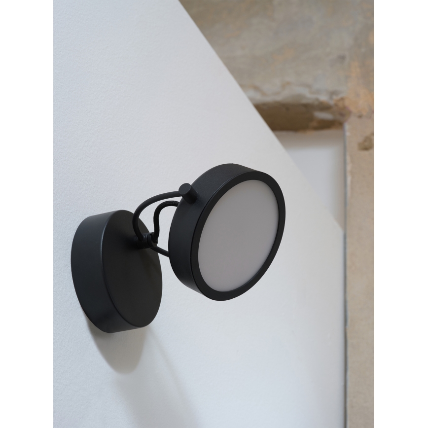 Osram - Aplica de perete LED DECOR PUCK, 11 W, 230 V, negru