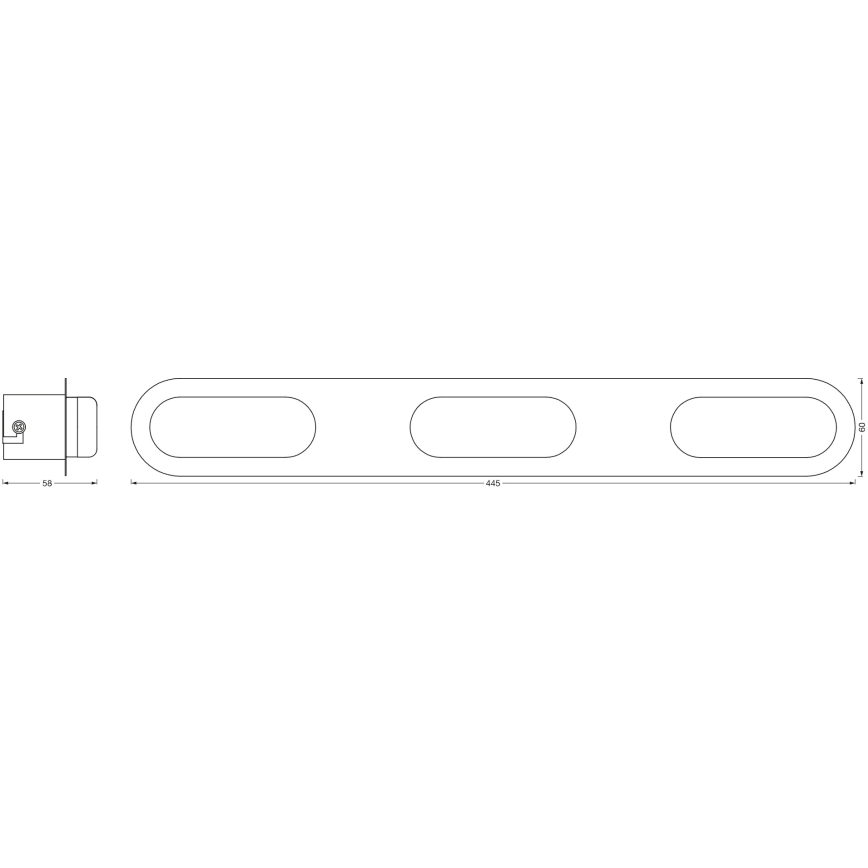 Osram - Aplică LED de perete pentru baie SMART+ DUPLO, dimerizabilă, 20W/230V, 3000-6500K, IP44, Wi-Fi