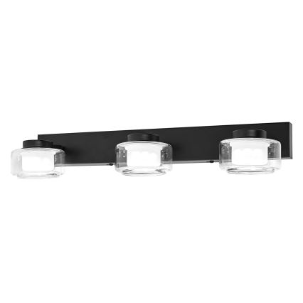 Osram - Aplică LED de perete pentru baie ORBIS FLAME 3xLED/5,5W/230V 3000/4000K IP44 neagră