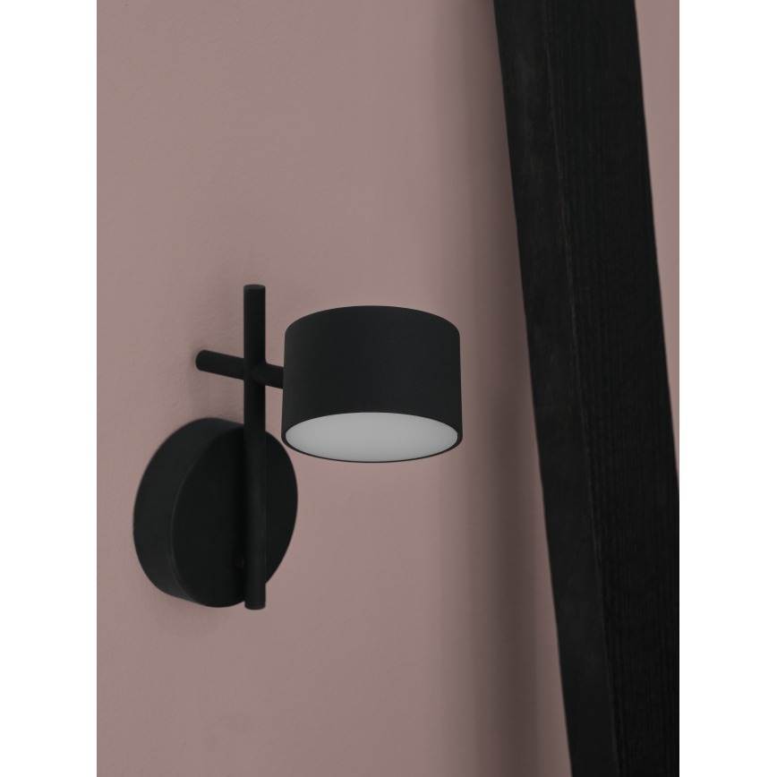 Osram - Aplică de perete tactilă LED reglabilă DECOR KYOTO LED/12W/230V CRI 90 neagră