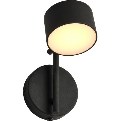 Osram - Aplică de perete tactilă LED reglabilă DECOR KYOTO LED/12W/230V CRI 90 neagră