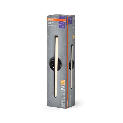 Osram - Aplică de perete LED reîncărcabilă, tactilă și reglabilă NIGHTLUX LED/1,8W/5V, negru