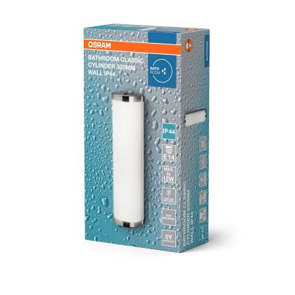 Osram BATHROOM CLASSIC - Aplica de perete pentru baie, 2xE14/12W/230V IP44, crom lucios