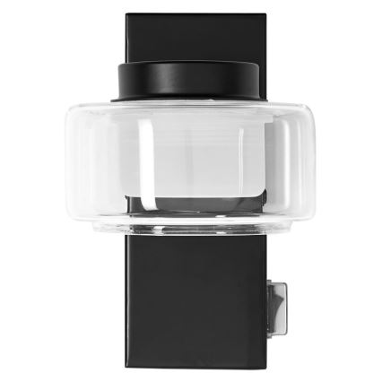 Osram - Aplica LED de baie ORBIS FLAME, 5,5 W, 230 V, 3000/4000 K, IP44, negru