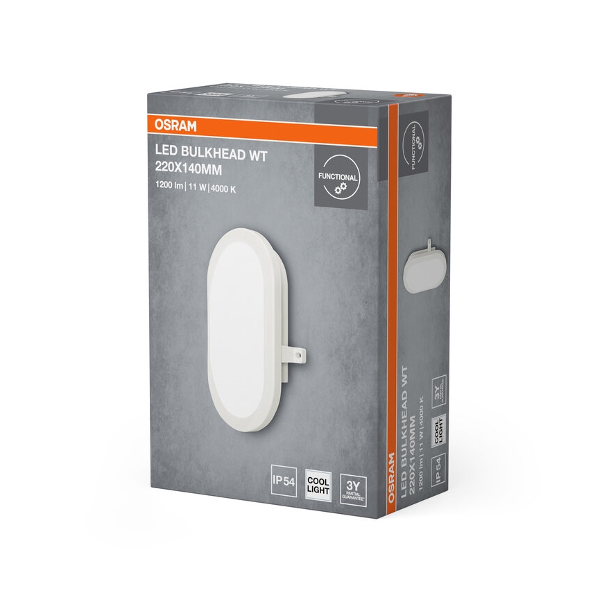 Osram - Aplică de perete pentru exterior BULKHEAD LED/11W/230V IP54 albă