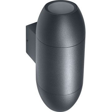 Osram - Aplică de perete pentru exterior CANNON 2xGU10/35W/230V IP44 antracit