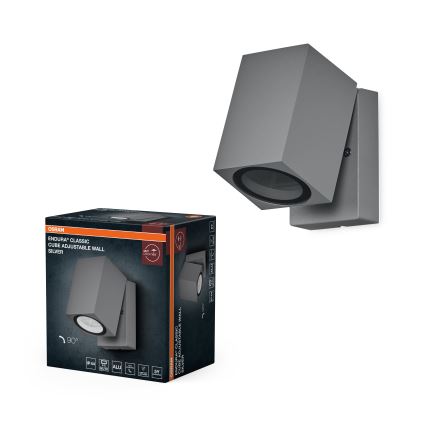 Osram - Aplica de perete pentru exterior ENDURA CLASSIC 1xGU10/35W/230V IP44 gri