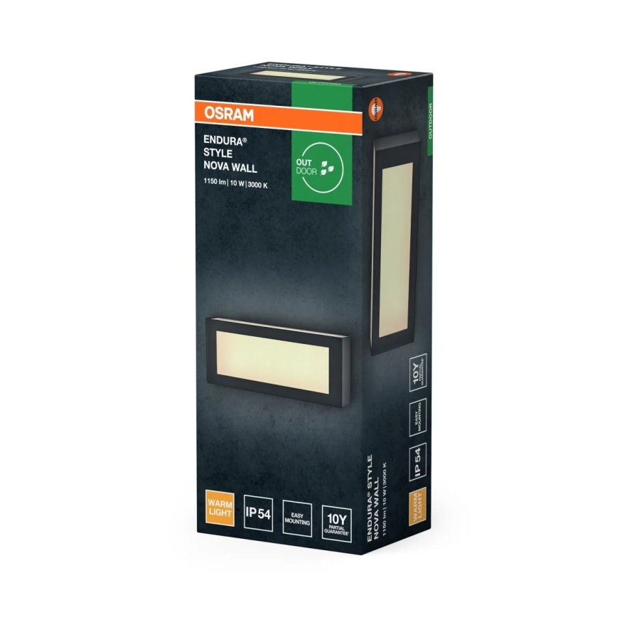 Osram - Aplica de perete pentru exterior ENDURA STYLE LED/10W/230V IP54 antracit