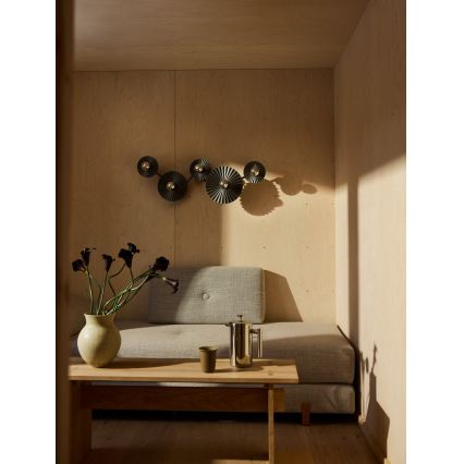 Osram - Aplică de perete PLISSEE 5xE27/15W/230V antracit