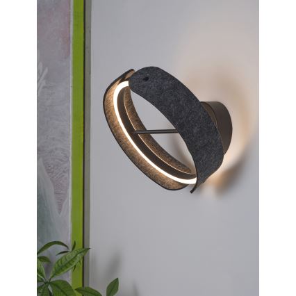 Osram - Aplica LED de perete DECOR CURVE, 20W/230V, gri