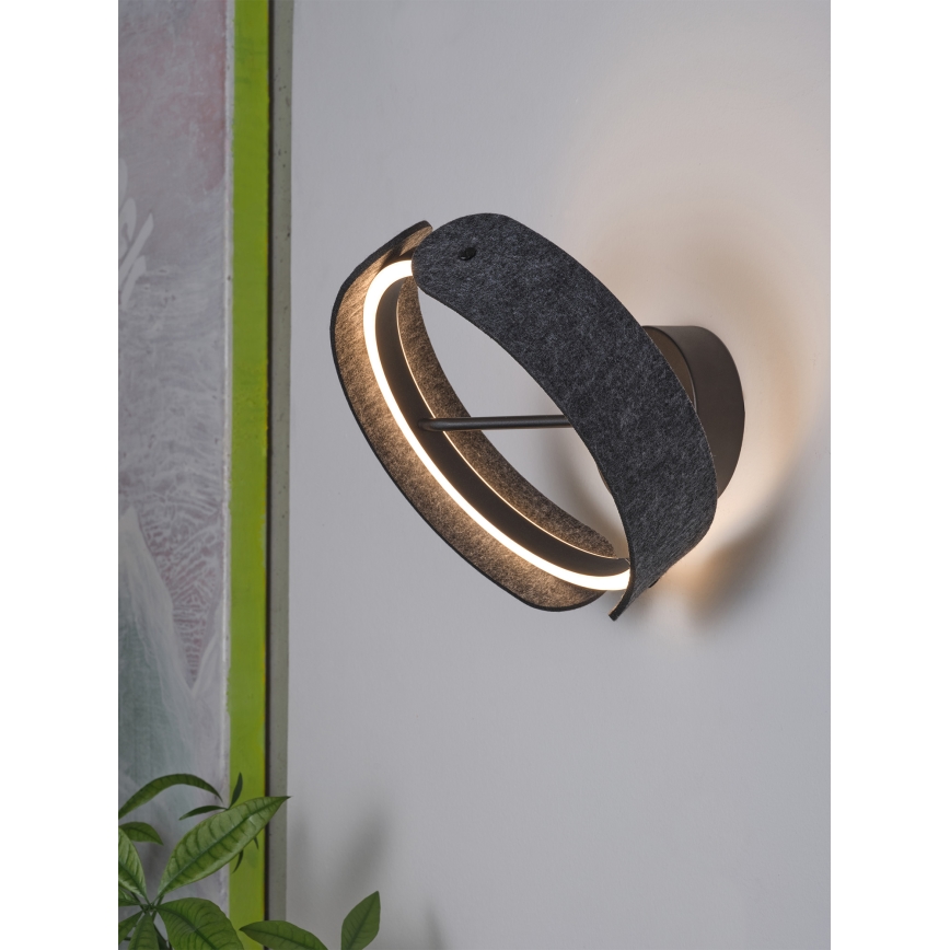 Osram - Aplica LED de perete DECOR CURVE, 20W/230V, gri