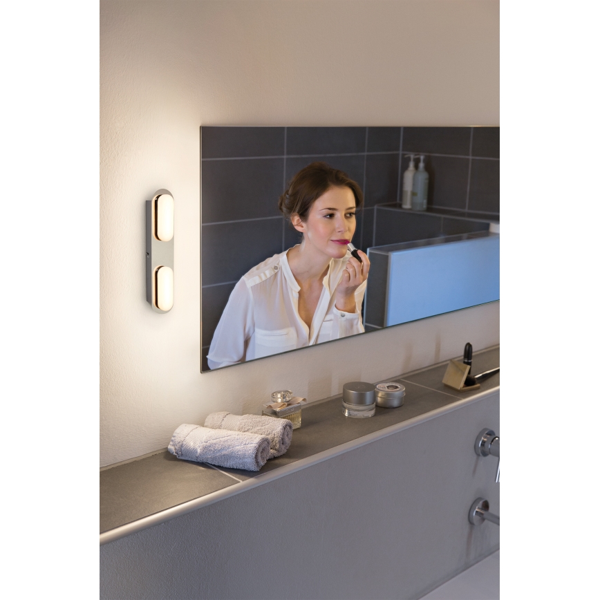 Osram - Aplică de perete LED reglabilă pentru baie SMART+ DUPLO LED/15W/230V 3000-6500K IP44 Wi-Fi