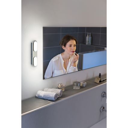 Osram - Aplică de perete LED reglabilă pentru baie SMART+ DUPLO LED/15W/230V 3000-6500K IP44 Wi-Fi