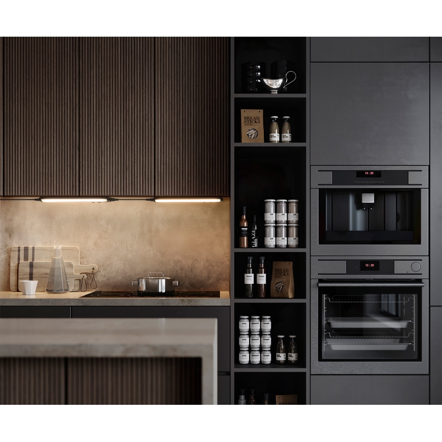 Osram - Lumină LED dimmabilă pentru montaj sub dulap LINEAR TURN, 6W, 230V, 3000/4000/6500K, 35 cm, negru