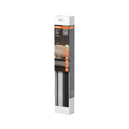 Osram - Lumină LED dimmabilă pentru montaj sub dulap LINEAR TURN, 6W, 230V, 3000/4000/6500K, 35 cm, negru