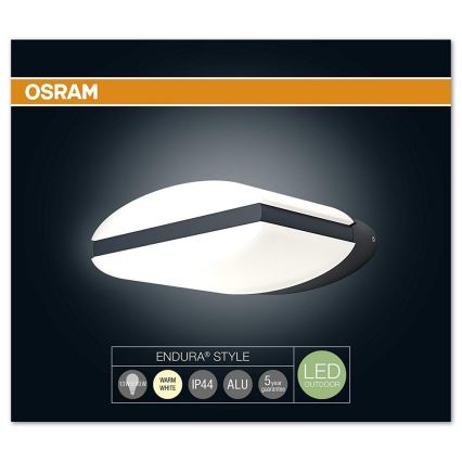 Osram - Aplică perete exterior LED ENDURA LED/13W/230V IP44 negru IP44