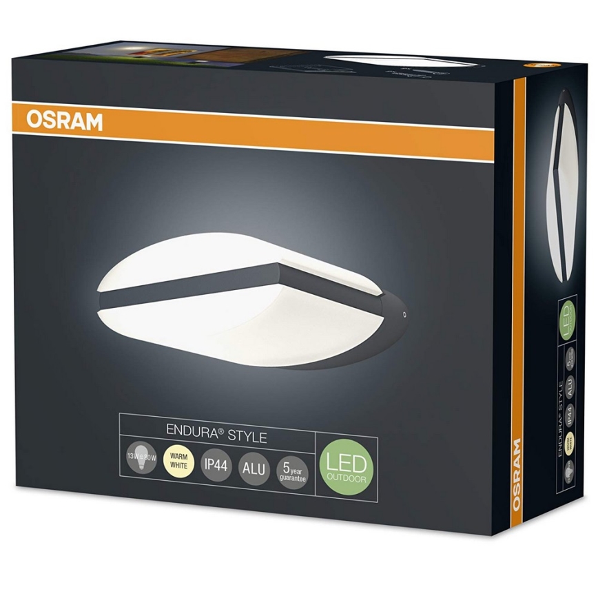 Osram - Aplică perete exterior LED ENDURA LED/13W/230V IP44 negru IP44
