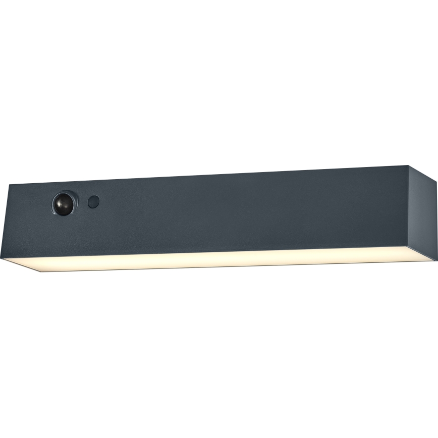 Osram - Aplica LED solară de perete cu senzor ENDURA STYLE LED/12,4W/4,2V 2000 mAh IP54 antracit