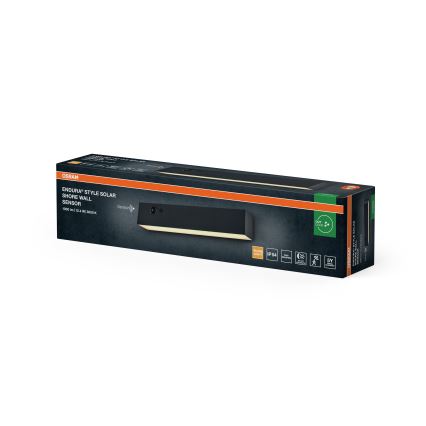 Osram - Aplica LED solară de perete cu senzor ENDURA STYLE LED/12,4W/4,2V 2000 mAh IP54 antracit