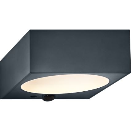 Osram - Lampă solară de perete LED dimabilă cu senzor ENDURA STYLE LED/10,7W/4,2V 2000 mAh IP65 antracit