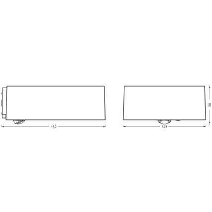 Osram - Lampă solară de perete LED dimabilă cu senzor ENDURA STYLE LED/10,7W/4,2V 2000 mAh IP65 antracit
