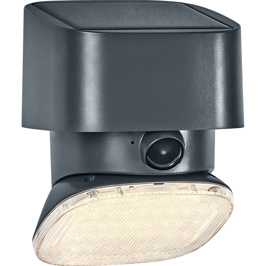 Osram - Lumină LED solară de perete cu senzor ENDURA STYLE LED/10,3W/4,2V 2000 mAh IP54 antracit