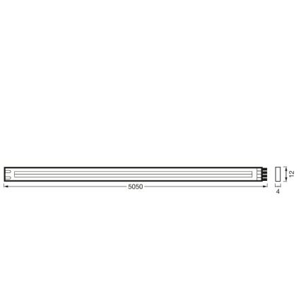 Osram - bandă LED de exterior FLEX COB 5m LED/24W/230V IP44