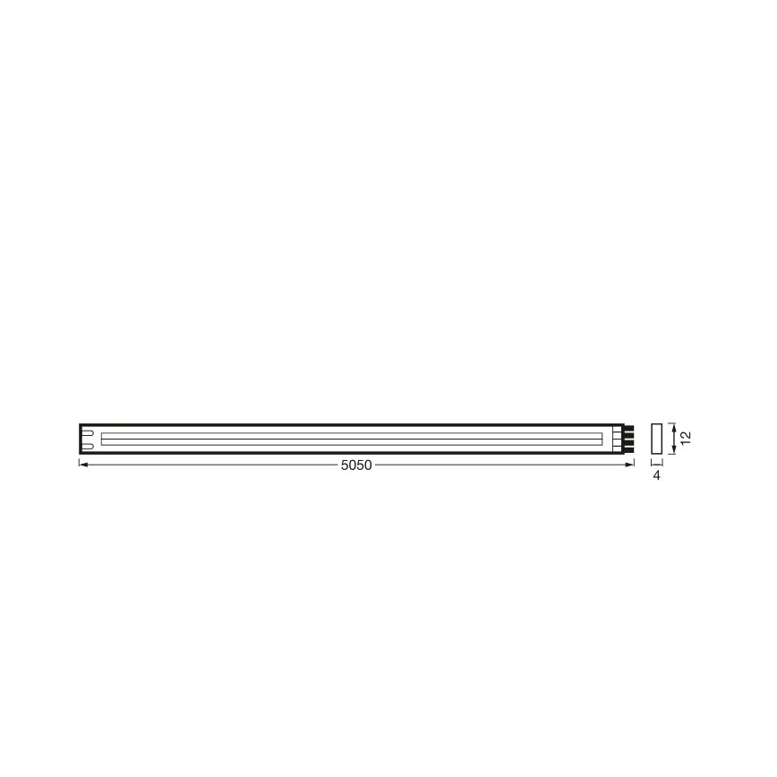Osram - bandă LED de exterior FLEX COB 5m LED/24W/230V IP44