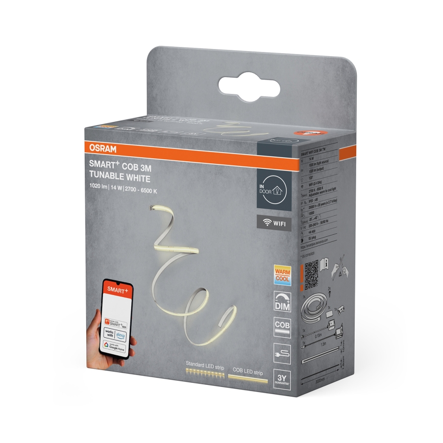 Osram - Bandă LED dimabilă SMART+ COB 3m LED/14W/230V 2700-6500K Wi-Fi