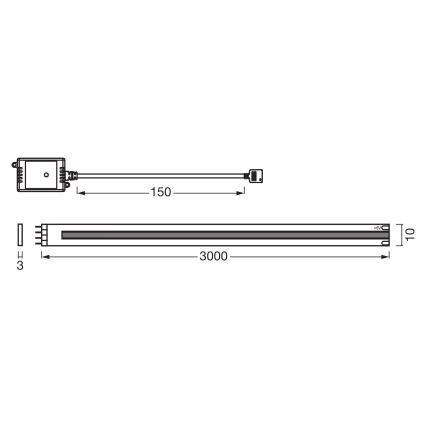 Osram - Bandă LED dimabilă SMART+ COB 3m LED/14W/230V 2700-6500K Wi-Fi