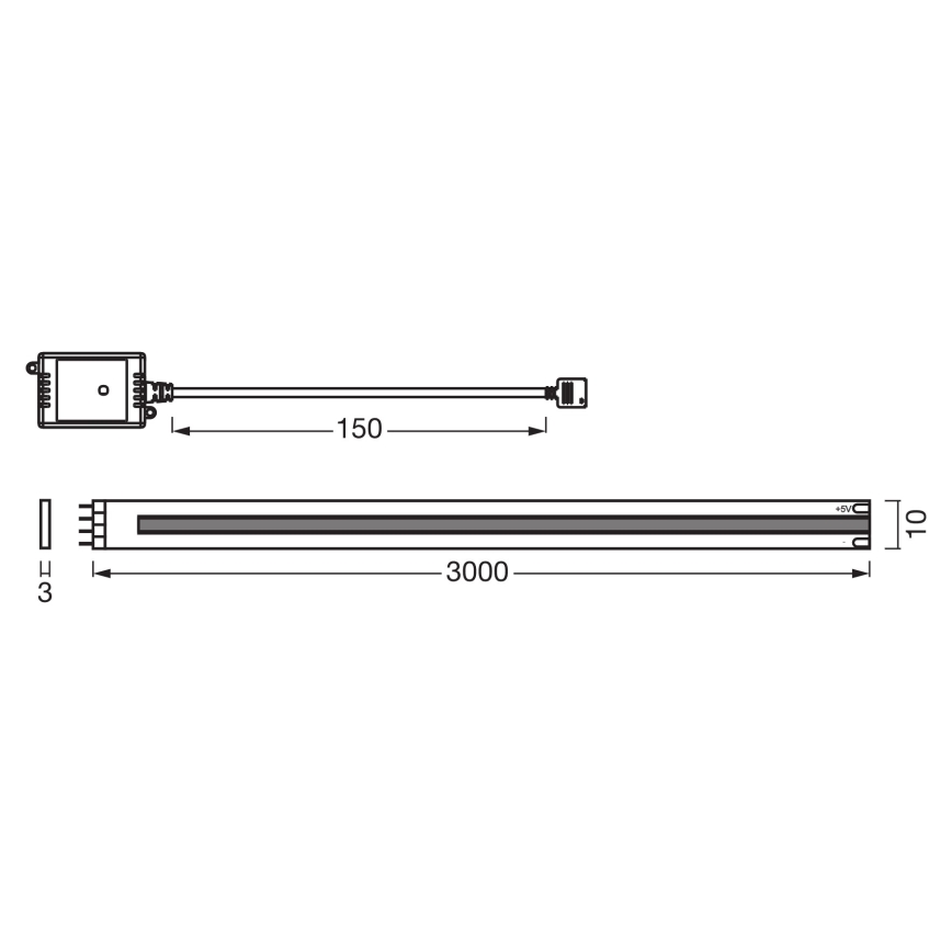 Osram - Bandă LED dimabilă SMART+ COB 3m LED/14W/230V 2700-6500K Wi-Fi