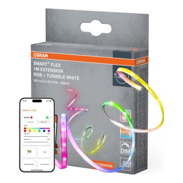 Osram - Bandă LED dimmabilă RGB+TW SMART+ FLEX 1m LED/3,4W/230V 2700-6500K Wi-Fi