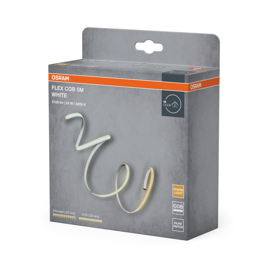 Osram - Bandă LED FLEX COB 5m LED/24W/230V