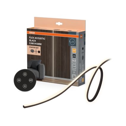 Osram - bandă LED reglabilă FLEX ACOUSTIC 2,6m LED/29W/230V + telecomandă