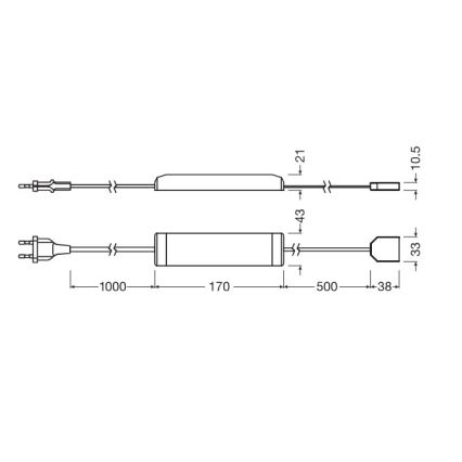 Osram - bandă LED reglabilă FLEX ACOUSTIC 2,6m LED/29W/230V + telecomandă