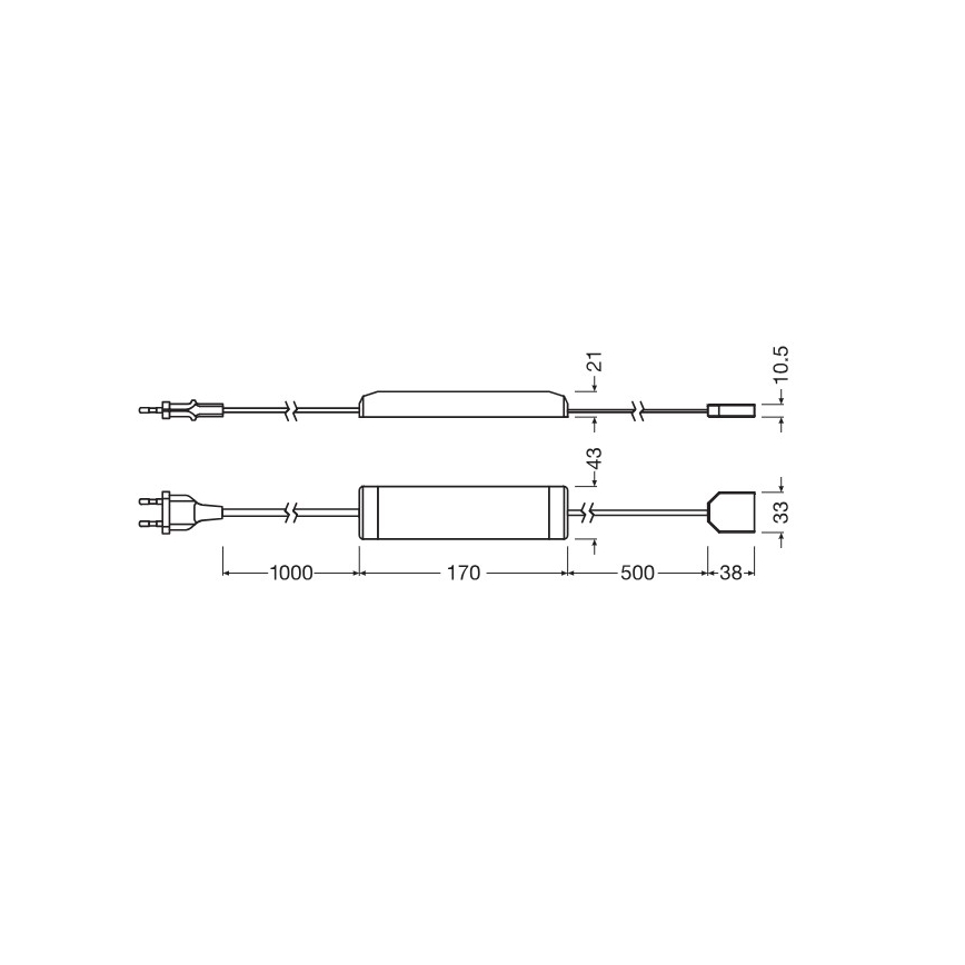 Osram - bandă LED reglabilă FLEX ACOUSTIC 2,6m LED/29W/230V + telecomandă