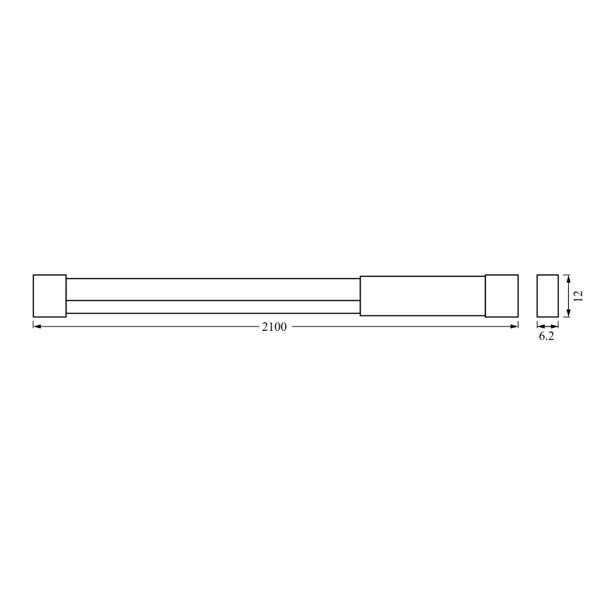 Osram - bandă LED RGBW dimabilă NEON FLEX 2m LED/4W/5V + telecomandă