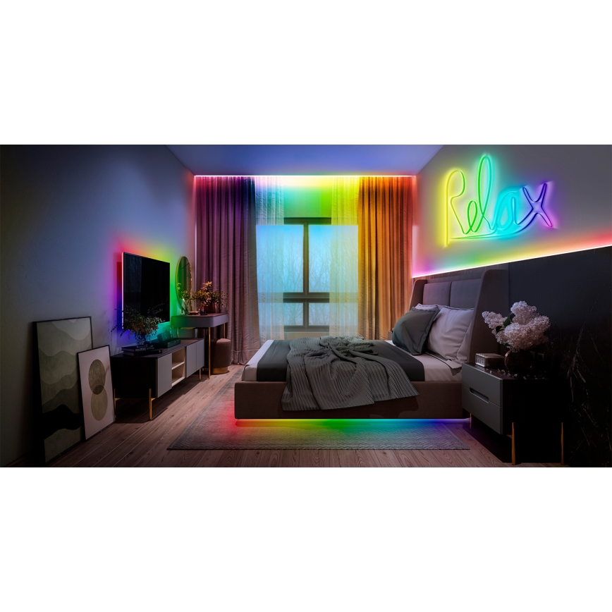 Osram - bandă LED RGB dimerizabilă SMART+ MAGIC 3m LED/22W/230V Wi-Fi + telecomandă