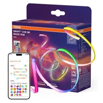 Osram - bandă LED RGB dimerizabilă SMART+ MAGIC 3m LED/22W/230V Wi-Fi + telecomandă