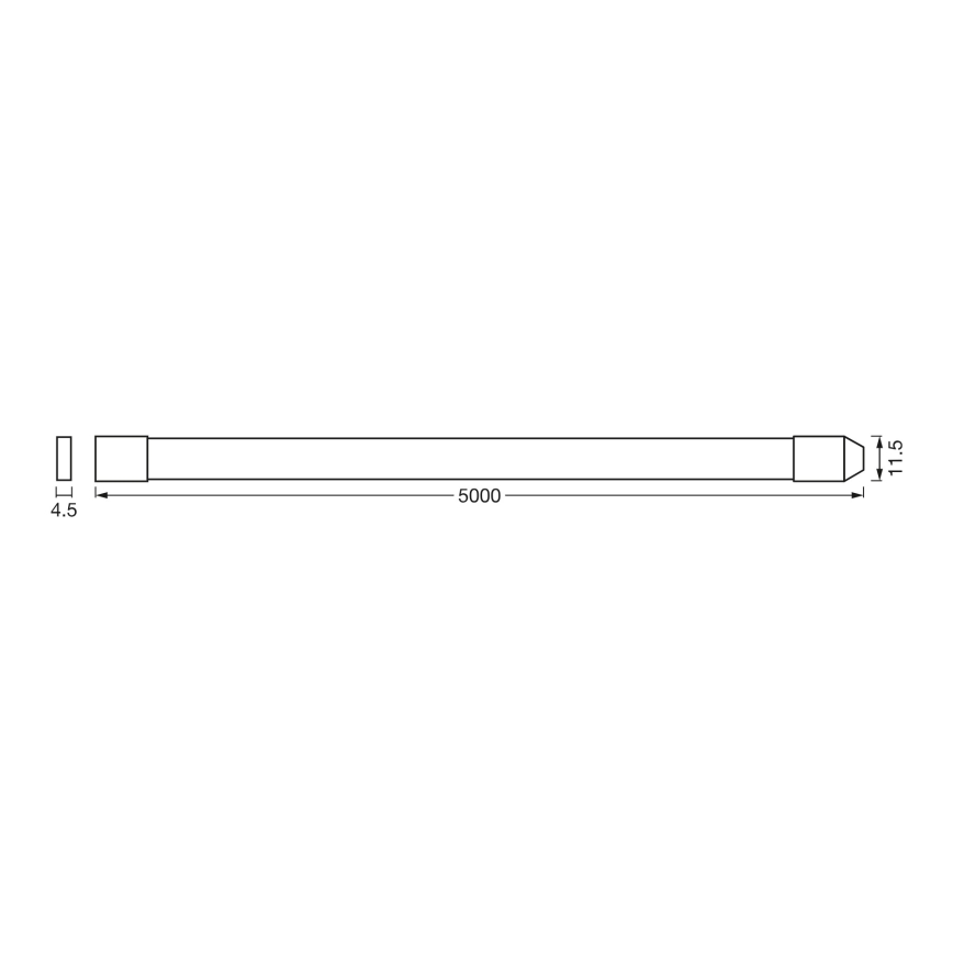Osram - Bandă LED RGBW dimabilă pentru exterior SMART+ FLEX 5m LED/14,5W/230V 2700-6500K IP44 Wi-Fi