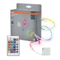 Osram - bandă LED RGB reglabilă FLEX BATTERY 5m LED/5W/4xAA + telecomandă