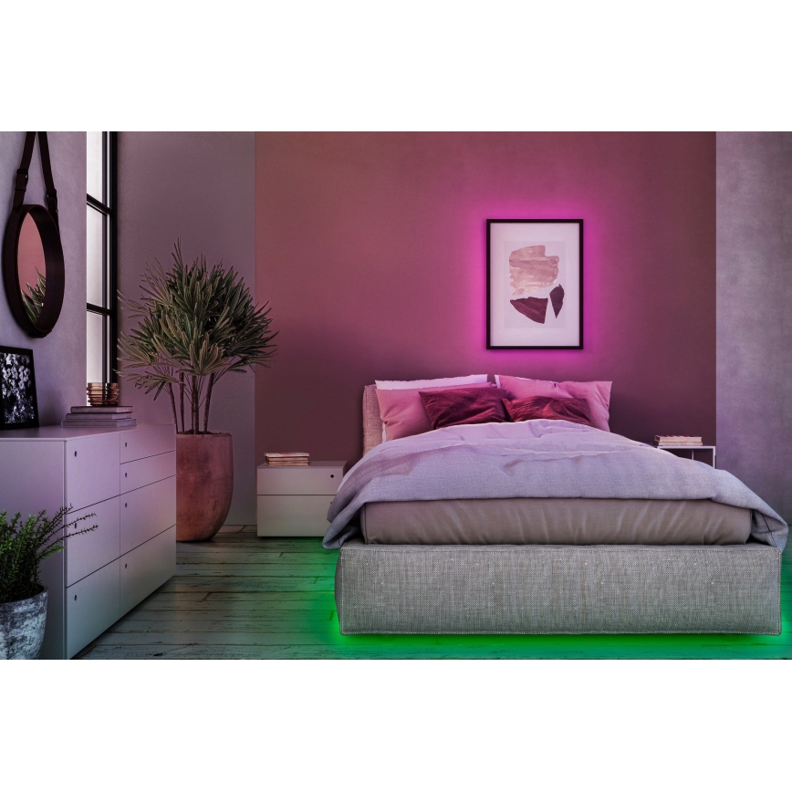 Osram - bandă LED RGB reglabilă FLEX BATTERY 5m LED/5W/4xAA + telecomandă