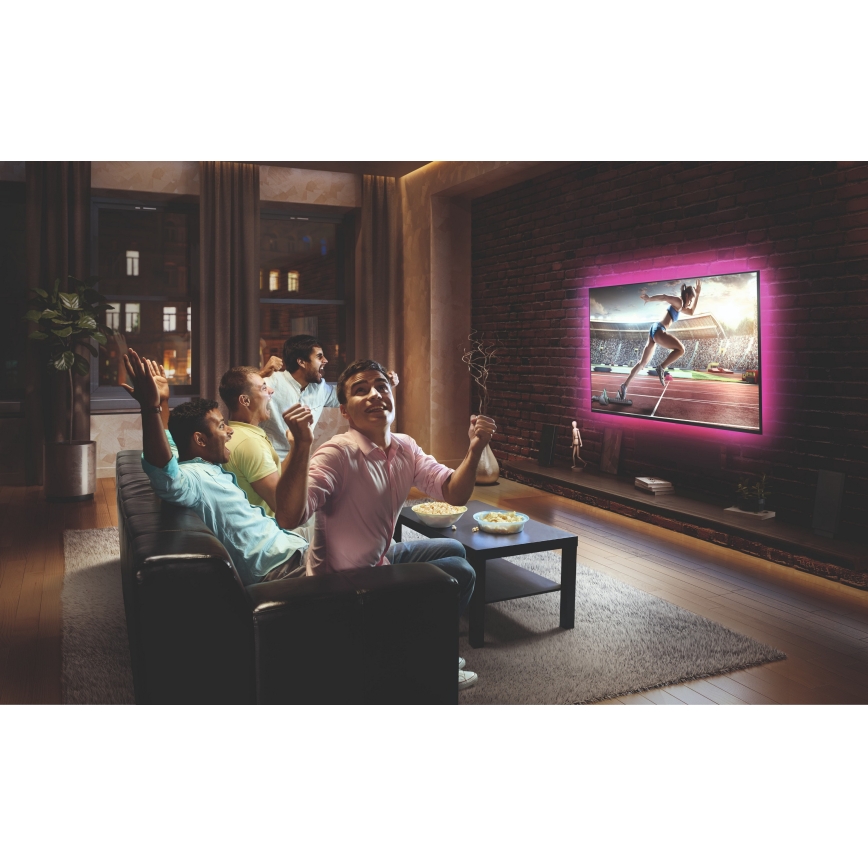 Osram - bandă LED RGB reglabilă FLEX TV MOOD 1,5m LED/4W/5V + telecomandă