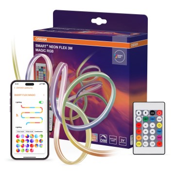 Osram - Bandă LED RGB reglabilă pentru exterior SMART+ MAGIC 3m LED/15W/230V IP44 Wi-Fi+ telecomandă