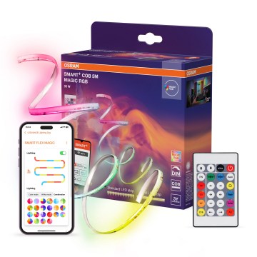 Osram - Bandă LED RGB reglabilă SMART+ MAGIC 5m LED/35W/230V Wi-Fi + telecomandă