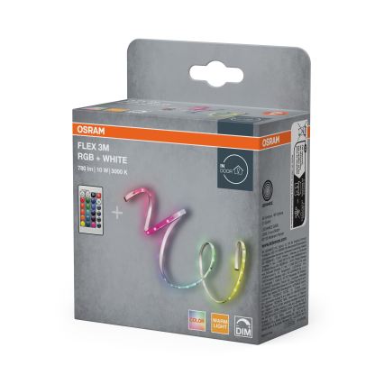 Osram - bandă LED RGBW dimabilă FLEX 3m LED/10W/230V + telecomandă