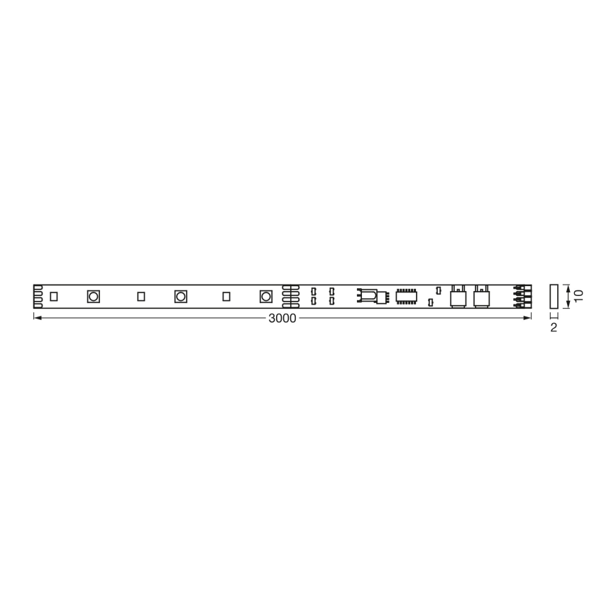 Osram - bandă LED RGBW dimabilă FLEX 3m LED/10W/230V + telecomandă