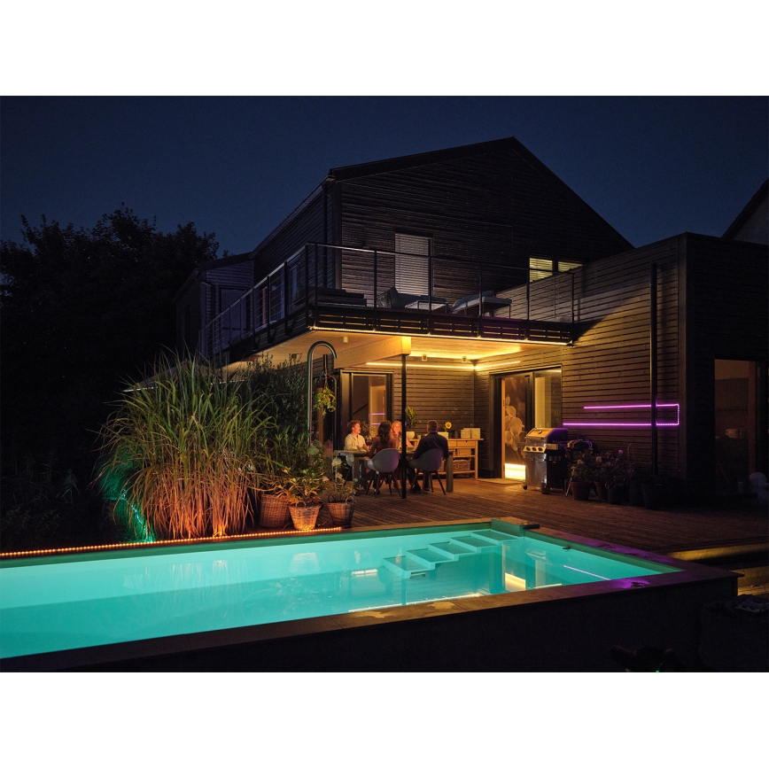 Osram - Bandă LED RGB+TW reglabilă pentru exterior SMART+ FLEX 3m LED/12,5W/230V 2700-6500K IP44 Wi-Fi