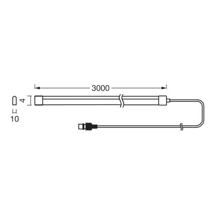 Osram - bandă solară LED RGBW reglabilă FLEX MAGIC 3m LED/1,2W/3,7V 2000 mAh IP44 + telecomandă