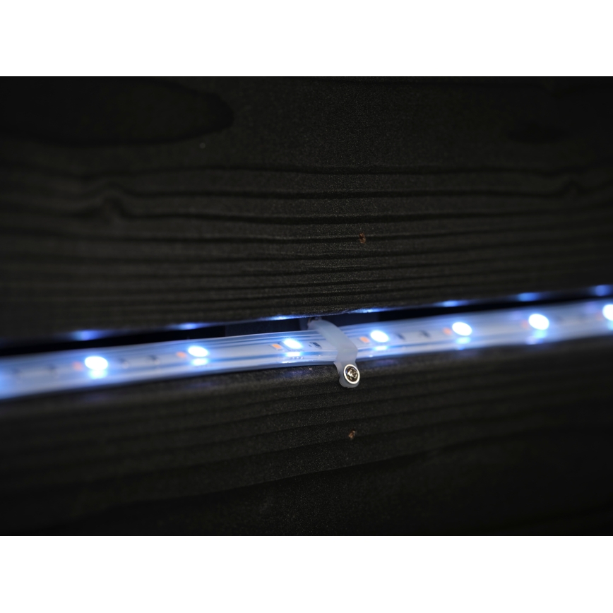 Osram - LED RGBW bandă solară reglabilă FLEX MAGIC 5m LED/1,6W/3,7V 2000 mAh IP44 + telecomandă